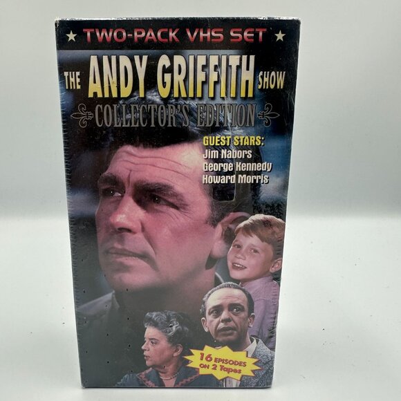 The Andy Griffith Show Collectors Edition 2-Pack VHS Set B&W Episodes - Picture 1 of 3